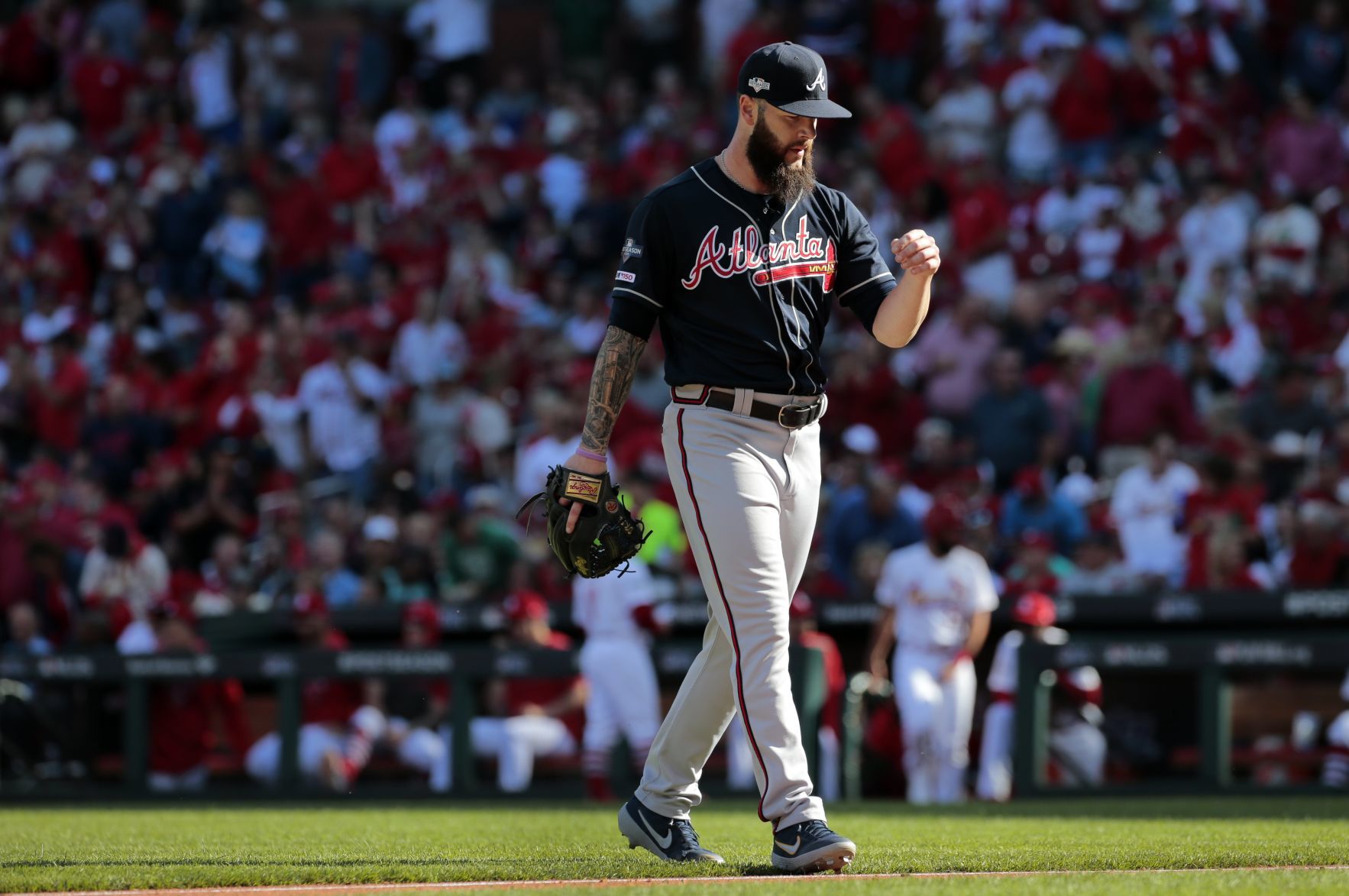 Cardinals force deciding fifth game of the NLDS with a 5-4 win over the Braves in the 10th inning